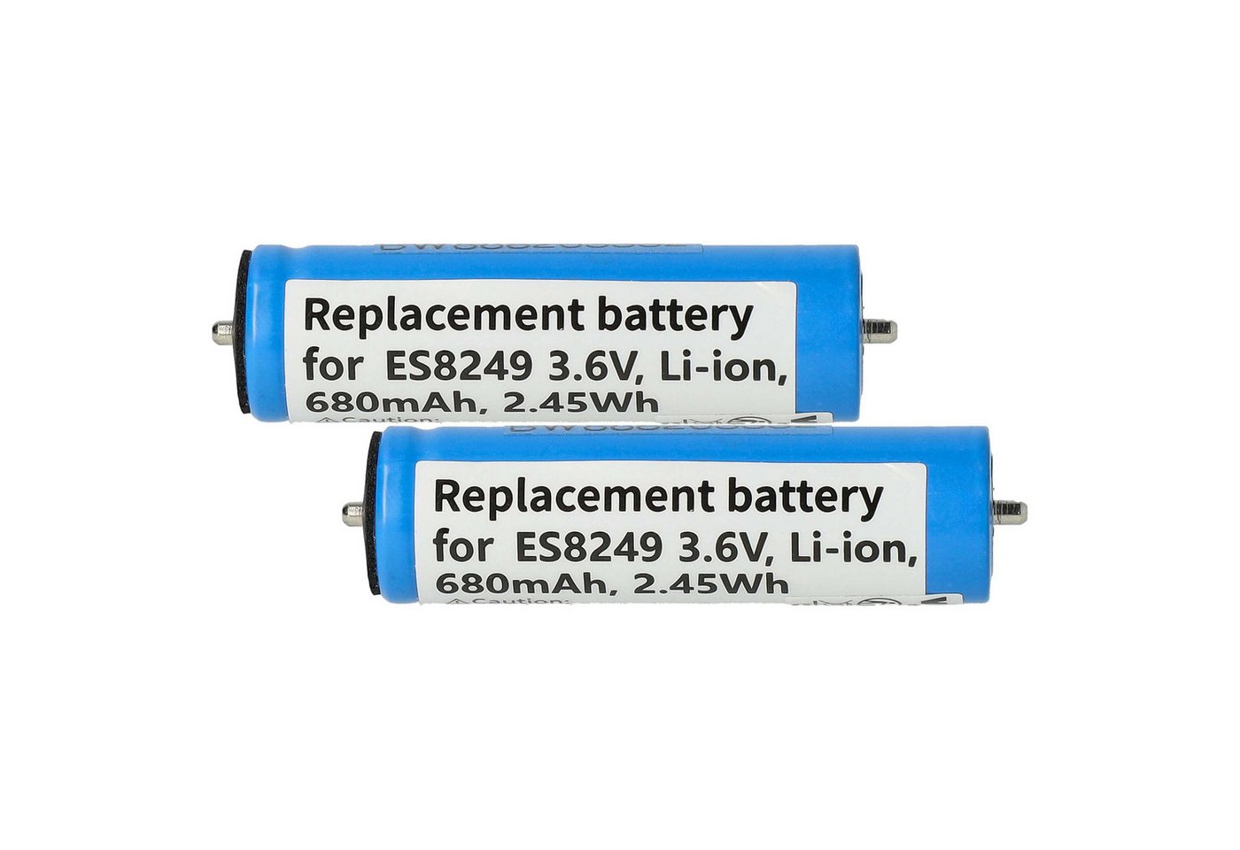 vhbw passend für Panasonic ES2064, ES2067, ES2065, ES208824-GA, ES208, Akku Li-Ion 680 mAh von vhbw