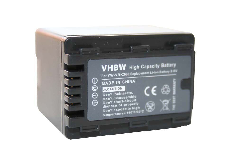 vhbw passend für Panasonic HC-V500EG-K, HC-V500EG-S, HC-V500M, HC-V700, Kamera-Akku 3200 mAh von vhbw