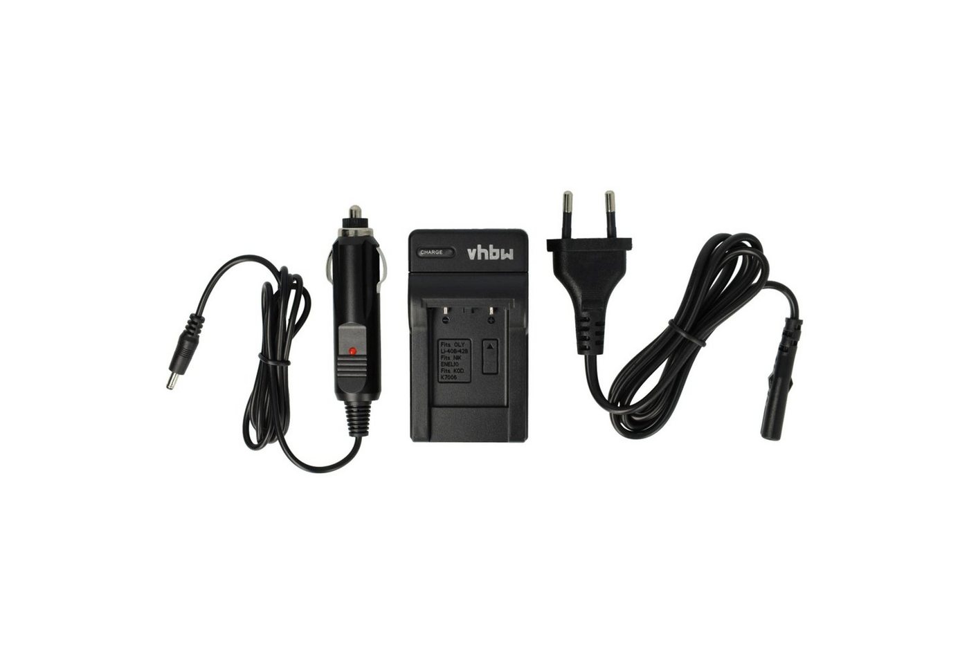 vhbw passend für Pentax Optio RS1500, T30, V10, V15, W30 Kamera / Foto DSLR Kamera-Ladegerät von vhbw