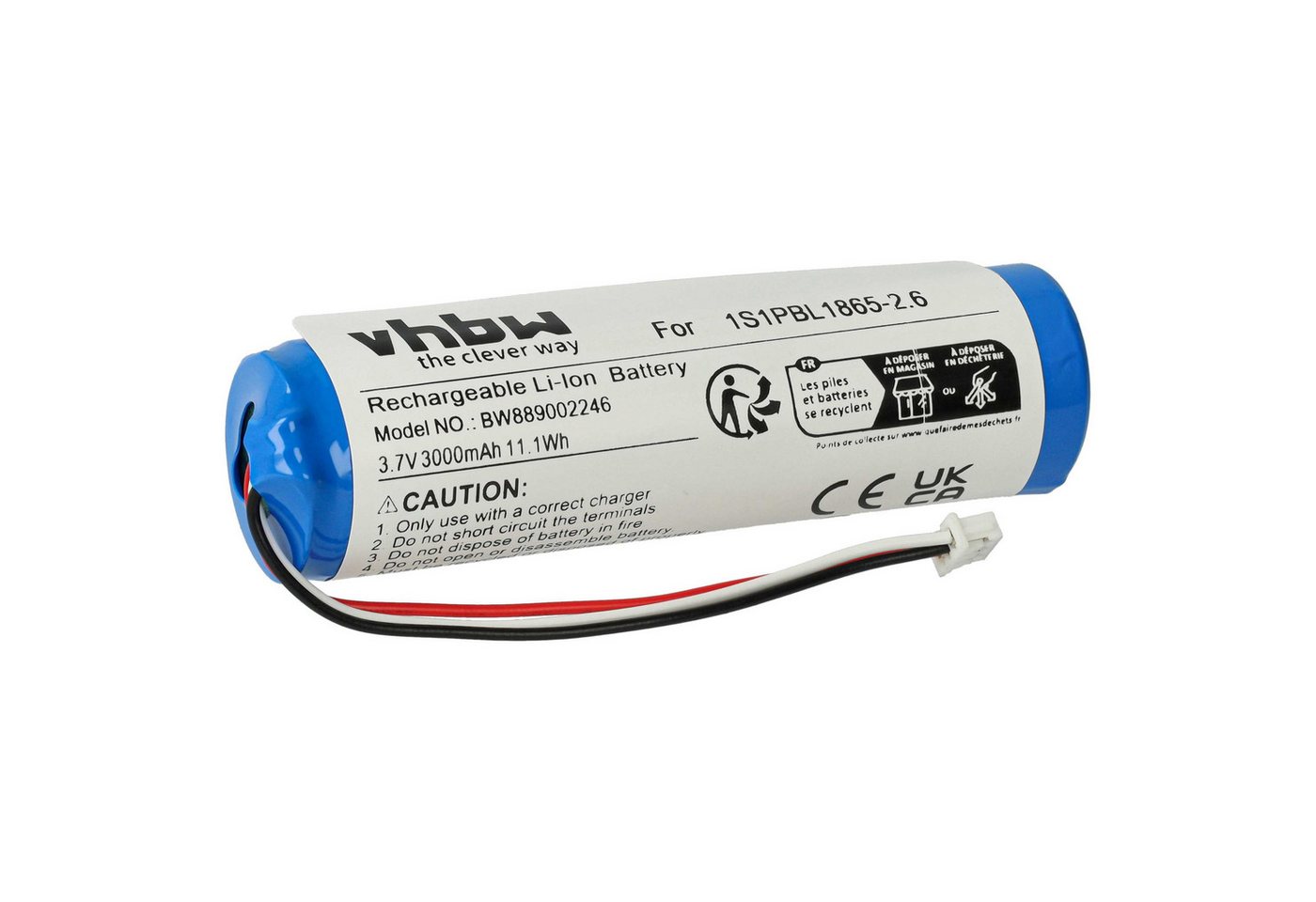 vhbw passend für Philips Avent SCD833, SCD835, SCD833/26, SCD835/26, Akku Li-Ion 3000 mAh von vhbw