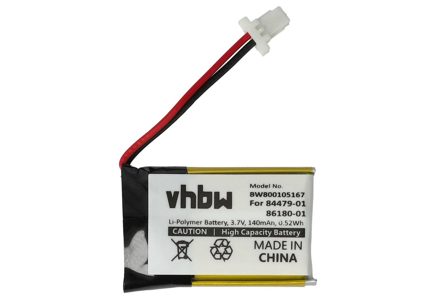 vhbw passend für Plantronics C054, C054A, C053, C053A, CS530, CS530A, C565, Akku Li-Polymer 140 mAh vhbw passend für Plantronics C054, C054A, C053, C053A, CS530, CS530A, C565, Akku Li-Polymer 140 mAh von vhbw