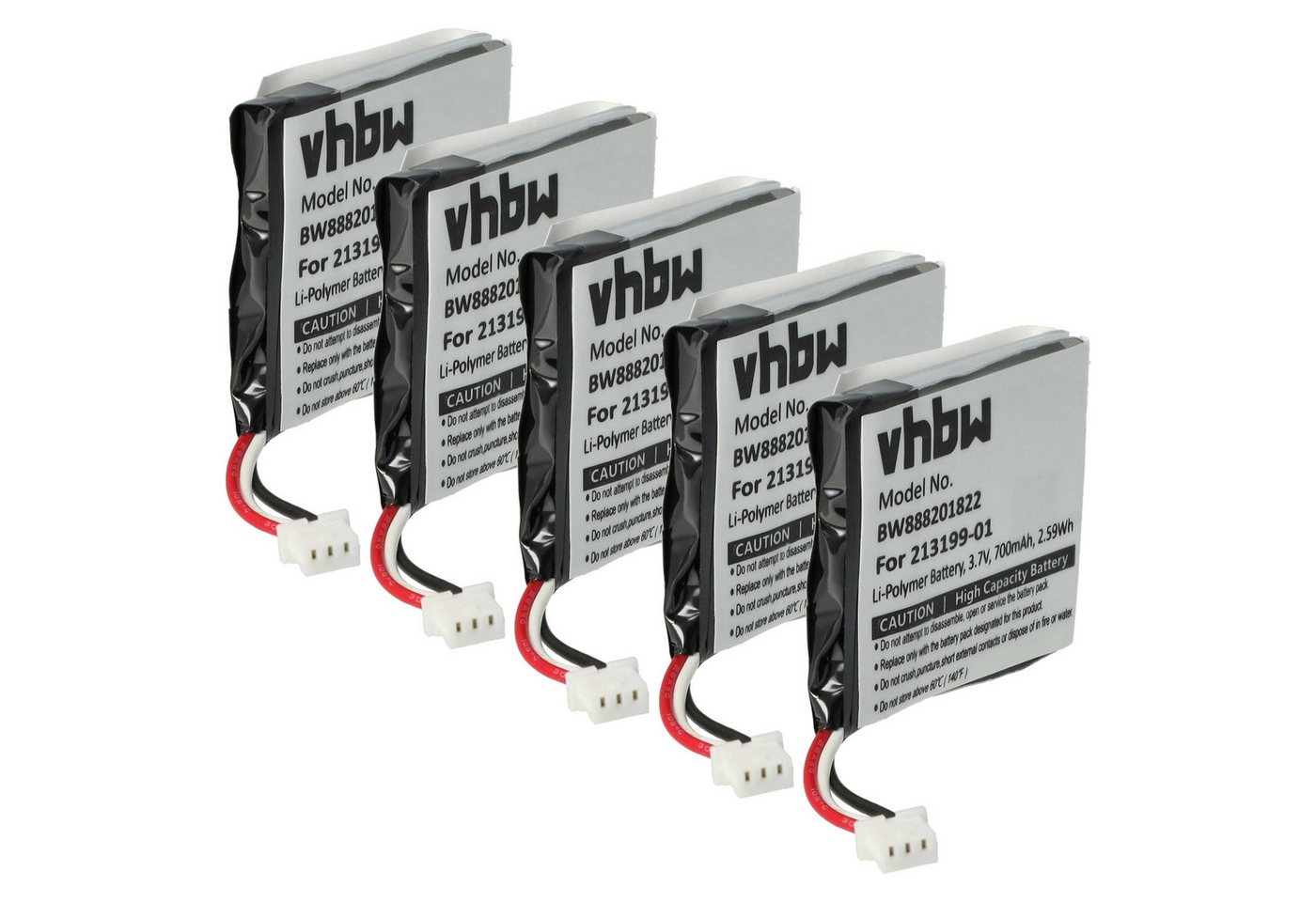 vhbw passend für Plantronics Voyager B8200 Kopfhörer (650 mAh, 3,7 V, Akku Li-Polymer 650 mAh vhbw passend für Plantronics Voyager B8200 Kopfhörer (650 mAh, 3,7 V, Akku Li-Polymer 650 mAh von vhbw