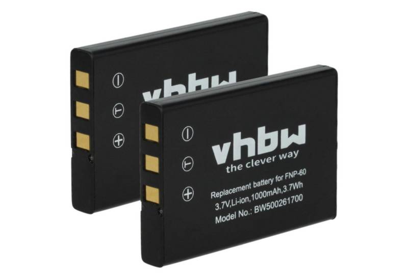 vhbw passend für Polaroid PDC 3370, DVC-00725F Foto / Kompaktkamera / Kamera-Akku Li-Ion 1000 mAh von vhbw