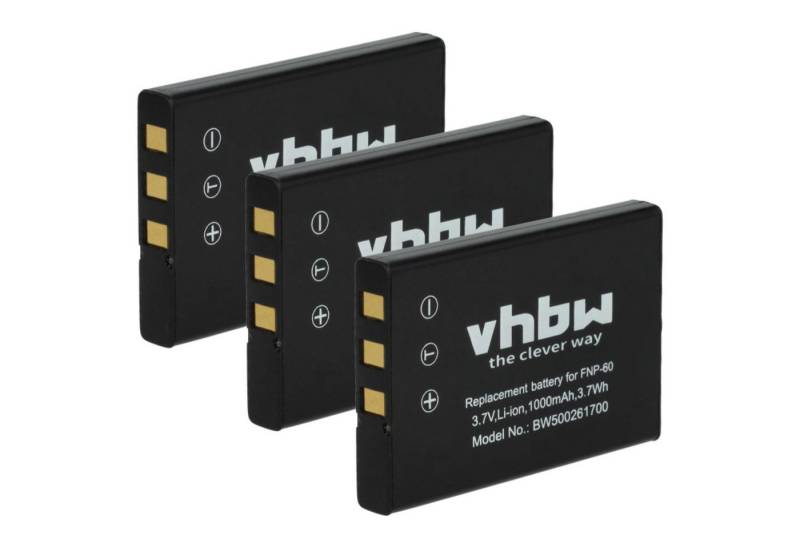 vhbw passend für Polaroid PDC 3370, DVC-00725F Foto / Kompaktkamera / Kamera-Akku Li-Ion 1000 mAh von vhbw