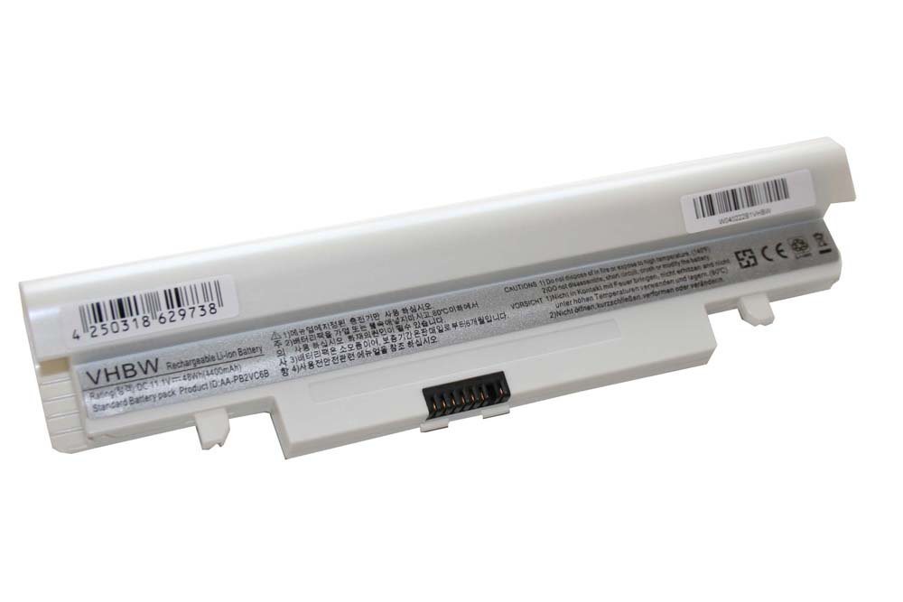 vhbw passend für Samsung N145P, N145 Plus, N145-JPM1, N145-JPM1UK, Laptop-Akku 4400 mAh von vhbw