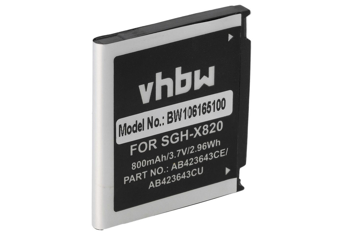vhbw passend für Samsung SGH-U600, SGH-E840, SGH-X820, SGH-U100, SGH-D830 Smartphone-Akku Li-Ion 800 mAh vhbw passend für Samsung SGH-U600, SGH-E840, SGH-X820, SGH-U100, SGH-D830 Smartphone-Akku Li-Ion 800 mAh von vhbw