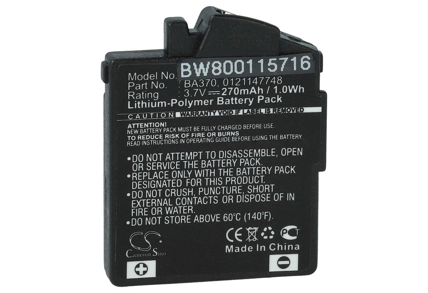 vhbw passend für Sennheiser MM 400-X, MM 450, MM 400, 550 Travel, 450 Akku Li-Polymer 270 mAh vhbw passend für Sennheiser MM 400-X, MM 450, MM 400, 550 Travel, 450 Akku Li-Polymer 270 mAh von vhbw