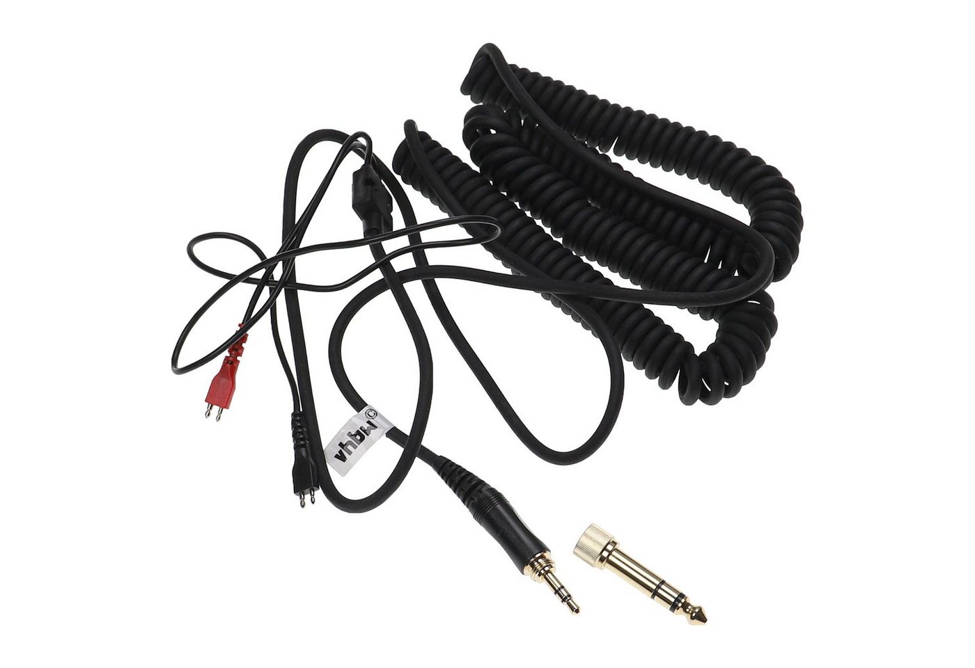 vhbw passend für Sennheiser HD 540, HD 530, HD 530 II Kopfhörer Audio-Kabel vhbw passend für Sennheiser HD 540, HD 530, HD 530 II Kopfhörer Audio-Kabel von vhbw