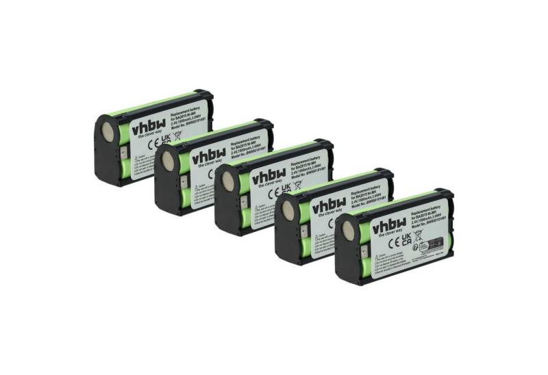 vhbw passend für Sennheiser SKP 500 G4, SKP 500 G3 Kopfhörer (1500 mAh, 2,4 Akku NiMH 1500 mAh von vhbw