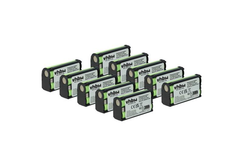 vhbw passend für Sennheiser SKP 500 G4, SKP 500 G3 Kopfhörer (1500 mAh, 2,4 Akku NiMH 1500 mAh von vhbw