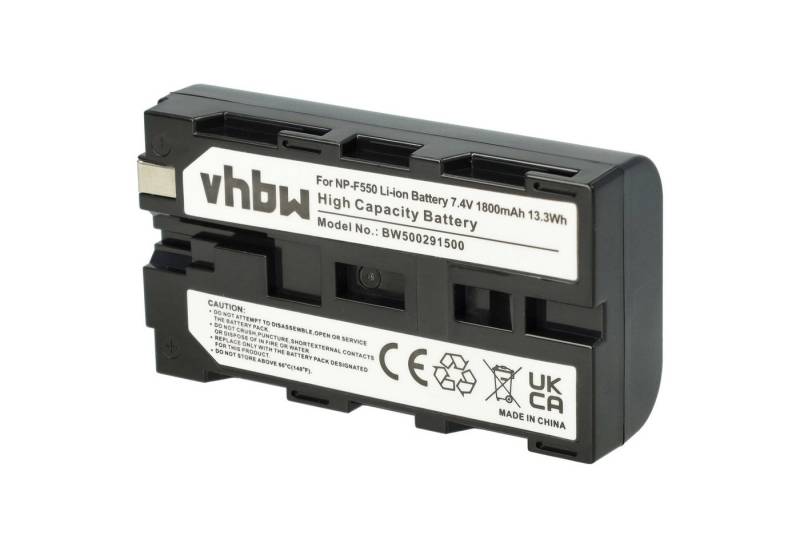 vhbw passend für Hitachi VM-E340, VM-E360, VM-E330, VM-E330E, VM-E530A, Kamera-Akku Li-Ion 1800 mAh von vhbw