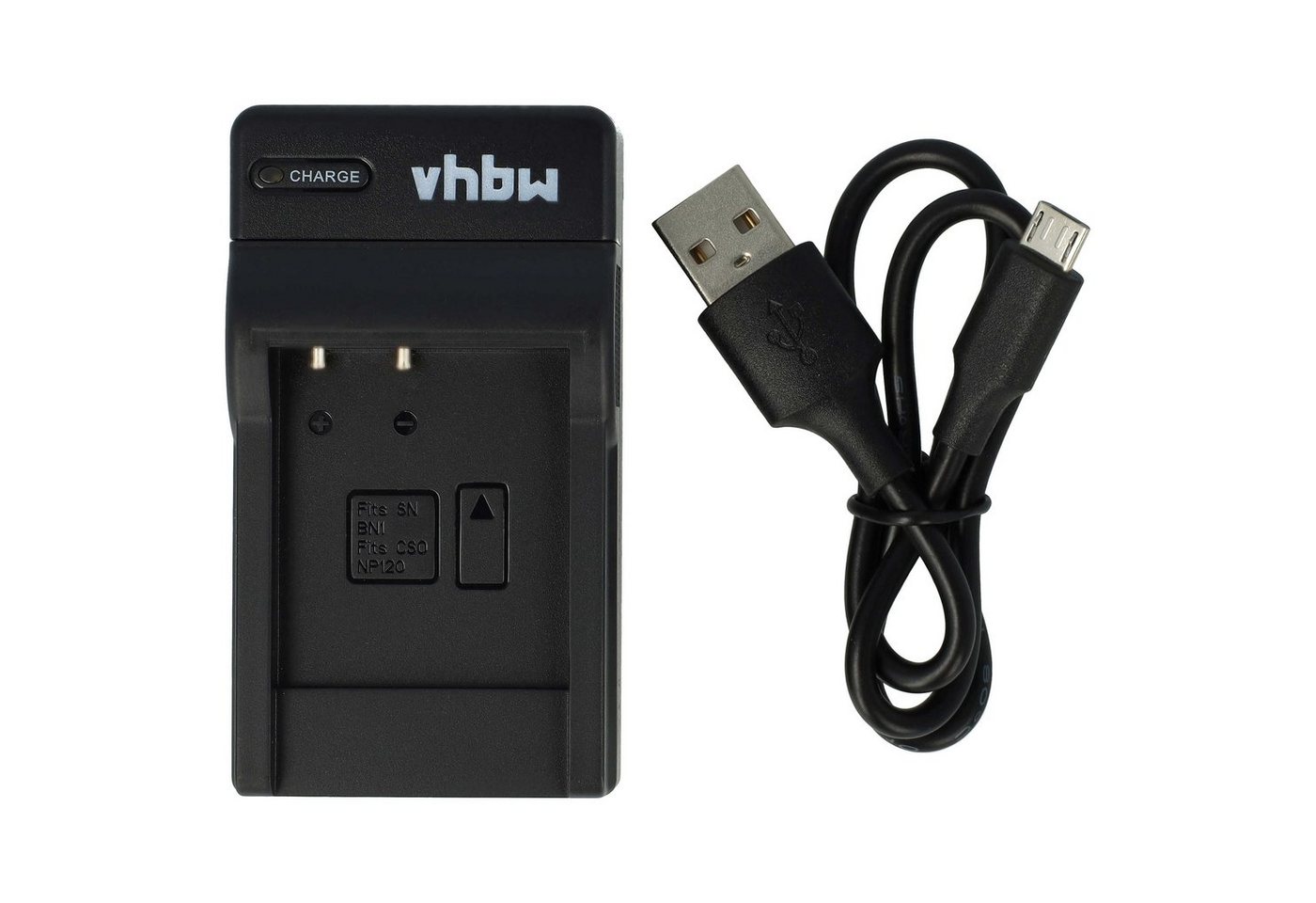 vhbw passend für Sony Cybershot DSC-W330, DSC-W350, DSC-W380, DSC-W510 Kamera-Ladegerät von vhbw