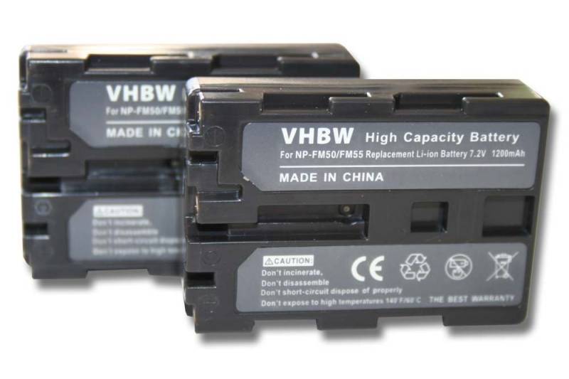 vhbw passend für Sony DCR-DVD Serie DCR-DVD100, DCR-DVD101, DCR-DVD200, Kamera-Akku 1400 mAh von vhbw