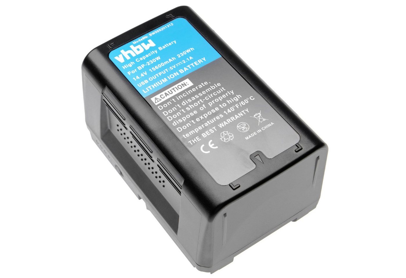 vhbw passend für Sony DSR-600P, DSR-650P, DSR-652P, HDW-800P, PDW-850, Kamera-Akku 15600 mAh von vhbw