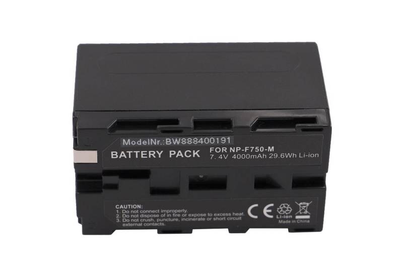 vhbw passend für Sony PBD-V30 DVD Player, PBD-D50 DVD Player, PLM-50 Kamera-Akku Li-Ion 4000 mAh von vhbw