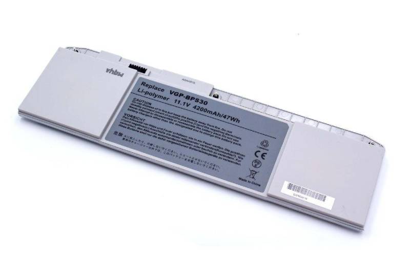 vhbw kompatibel mit Sony Vaio SVT-13113FXS, SVT13115FA, SVT13113FXS, Laptop-Akku Li-Polymer 4200 mAh (11,1 V) von vhbw