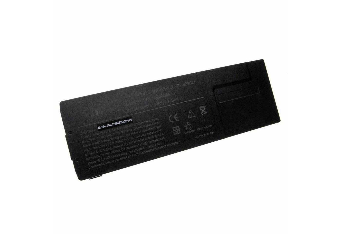 vhbw passend für Sony Vaio VPC-SA25GG/BI, VPC-SA25GG/T, VPC-SA25GH/T, Laptop-Akku 5200 mAh von vhbw