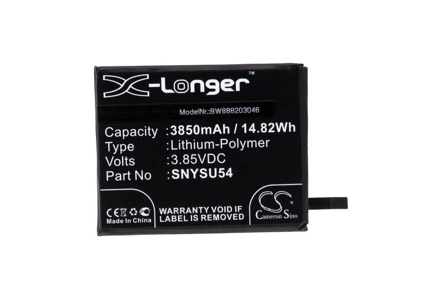 vhbw passend für Sony XQ-AT52, XQ-AT52/G, XQ-AT72, XQ-AS52, XQ-AS7, Smartphone-Akku Li-Polymer 3850 mAh vhbw passend für Sony XQ-AT52, XQ-AT52/G, XQ-AT72, XQ-AS52, XQ-AS7, Smartphone-Akku Li-Polymer 3850 mAh von vhbw