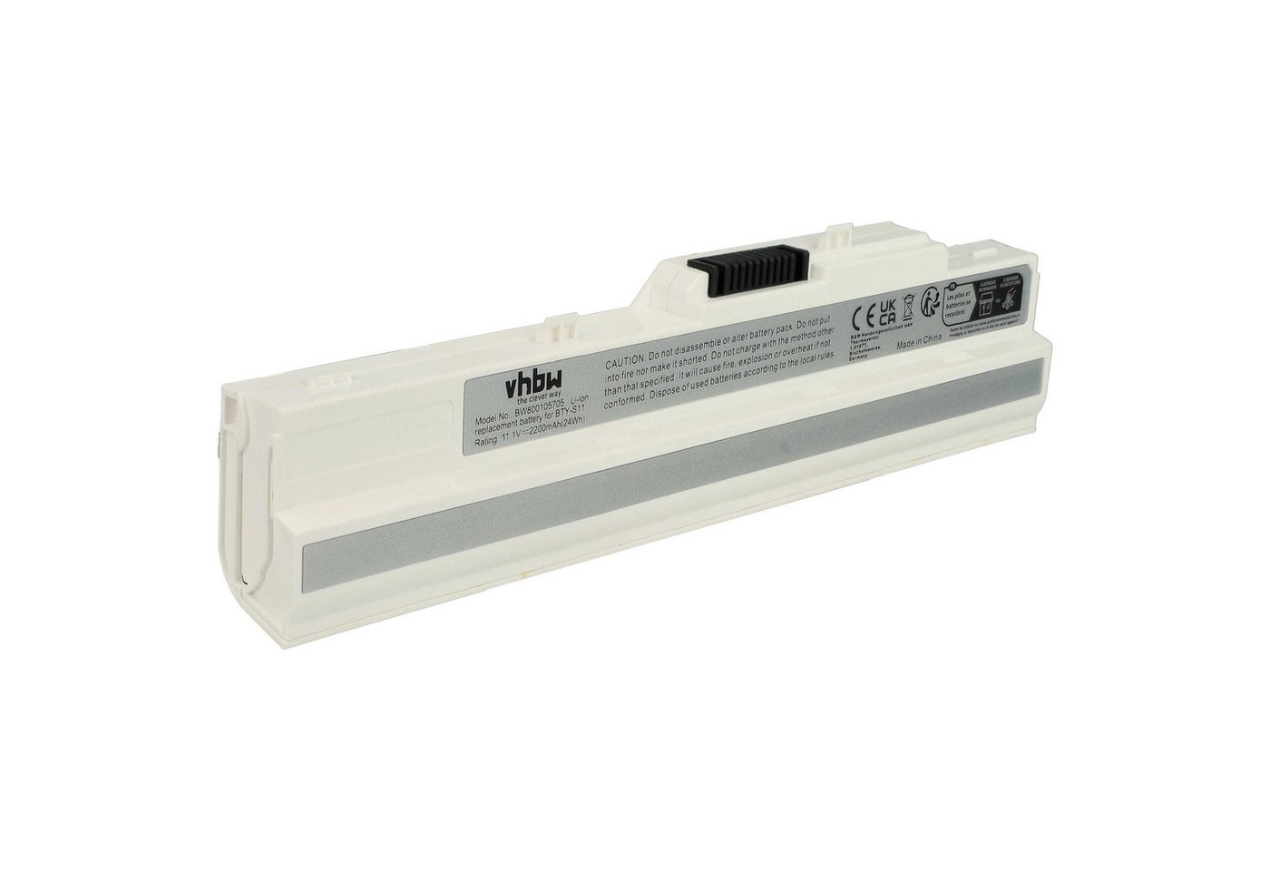 vhbw passend für Sylvania MAGNI Netbook Notebook, Netbook (2200 mAh, 11,1 Laptop-Akku Li-Ion 2200 mAh von vhbw