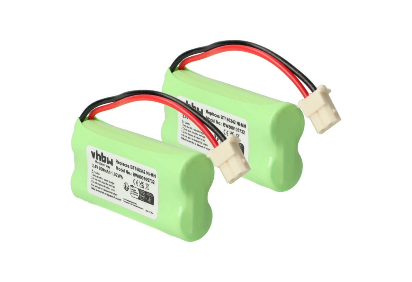 vhbw passend für V-Tech CS6419-4, CS64194, CS6429, CS6429-2, CS6429-3, Akku 800 mAh von vhbw