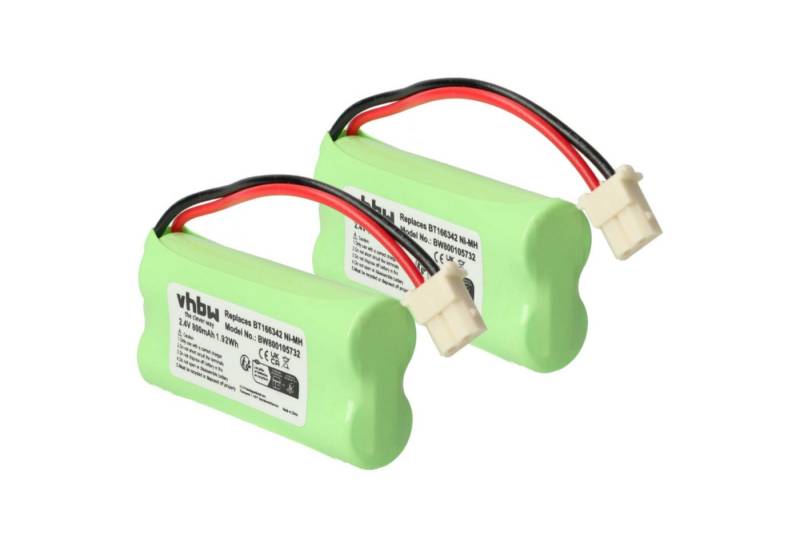vhbw passend für V-Tech CS6328-5, CS6328-4, CS63293, CS63292, CS6329-3, Akku NiMH 800 mAh von vhbw