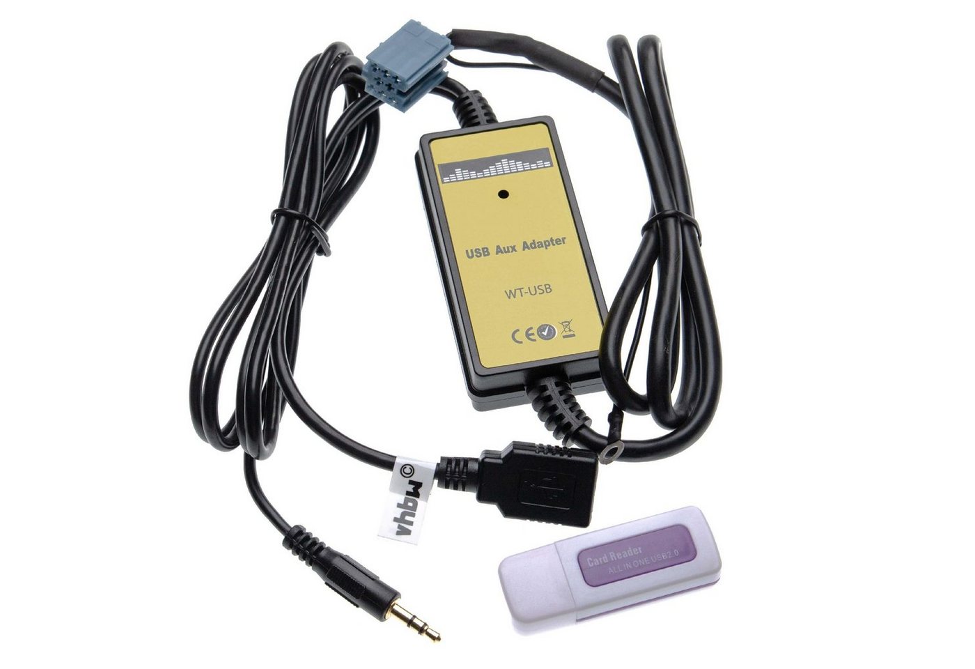vhbw passend für VW Radio Z9Z7 (New Beetle), Z6Z9 (Phaeton) Audio-Kabel von vhbw