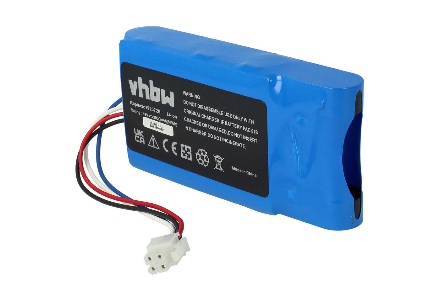 vhbw passend für Yard Force MB400 Rasenmäher / Mähroboter (2000 mAh, 18 V, Akku Li-Ion 2000 mAh vhbw passend für Yard Force MB400 Rasenmäher / Mähroboter (2000 mAh, 18 V, Akku Li-Ion 2000 mAh von vhbw