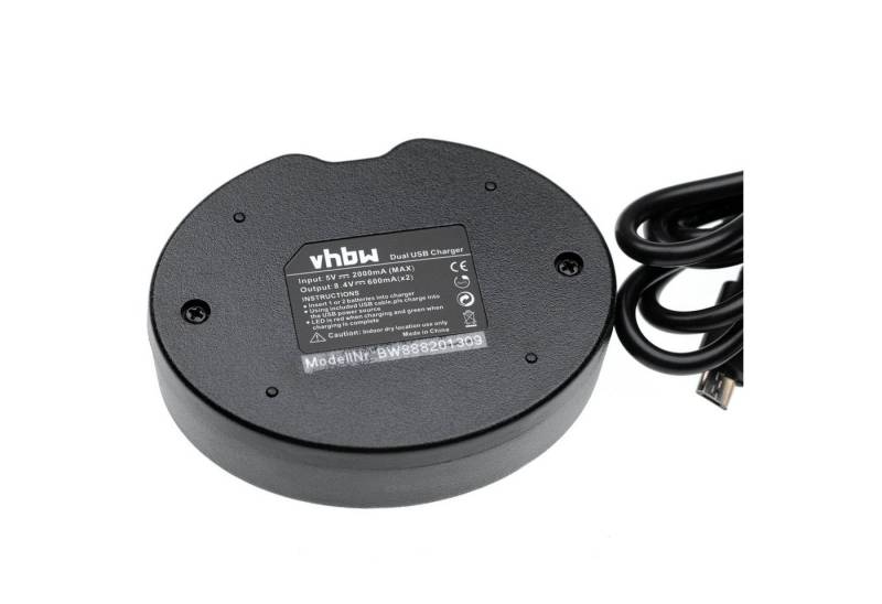 vhbw passend für Yongnuo ohne Anagbe YN-216 5500K, YN-300LEDIII, YN-308 Kamera-Ladegerät von vhbw