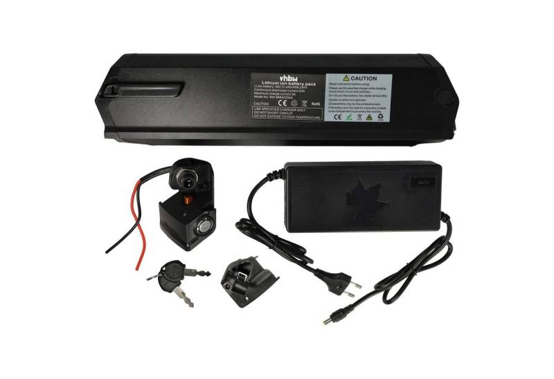 vhbw passend für e-JOE GADIS Long Range Comfort Cruiser Fahrrad / E-Bike E-Bike Akku Li-Ion 10400 mAh von vhbw