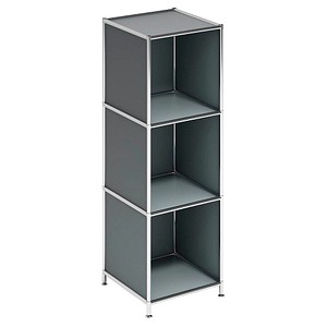 viasit Aktenregal System4 anthrazit 40,4 x 40,4 x 118,2 cm viasit Aktenregal System4 anthrazit 40,4 x 40,4 x 118,2 cm von viasit