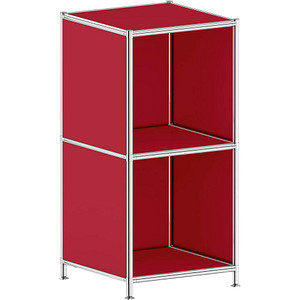 viasit Aktenregal System4 rubinrot 40,4 x 40,4 x 80,7 cm viasit Aktenregal System4 rubinrot 40,4 x 40,4 x 80,7 cm von viasit