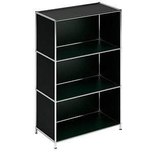 viasit Aktenregal System4 schwarz 77,9 x 40,4 x 118,2 cm von viasit