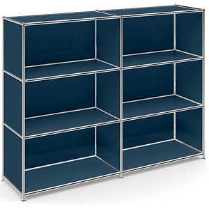 viasit Aktenregal System4 violettblau 152,9 x 40,4 x 118,2 cm von viasit