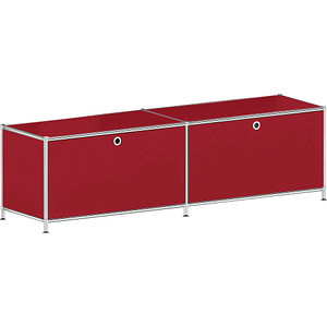 viasit Sideboard System4, 171303 rubinrot 152,9 x 40,4 x 43,2 cm von viasit