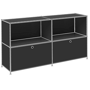 viasit Sideboard System4, 42263 schwarz 152,9 x 40,4 x 80,7 cm von viasit