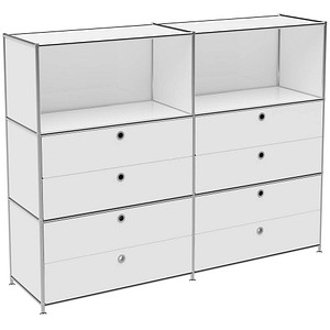 viasit Sideboard System4, 43640 weiß 152,9 x 40,4 x 118,2 cm von viasit