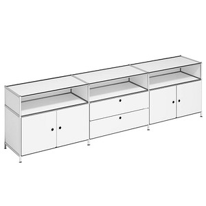 viasit Sideboard System4, 496620 weiß 227,9 x 40,4 x 62,0 cm von viasit