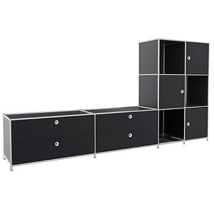 viasit Sideboard System4, 82859 schwarz 227,9 x 40,4 x 118,2 cm von viasit