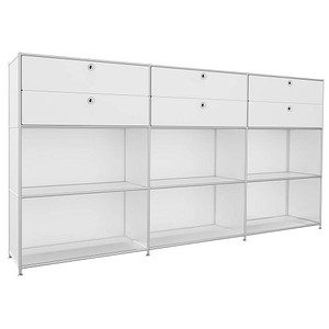 viasit Sideboard System4, 83913 weiß 227,9 x 40,4 x 118,2 cm von viasit