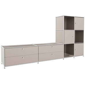 viasit Sideboard System4, 83917 taupe 227,9 x 40,4 x 118,2 cm von viasit