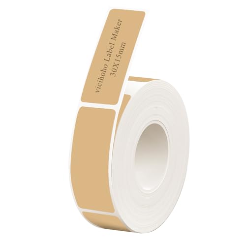 vicihoho 180pcs Thermo Etiketten Selbstklebend, 15 x 30mm Etikettenhersteller-Band, Angepasstes Etikettendruckpapier Wasserfeste Etiketten für Zuhause, Büro Etikettenbänder vicihoho 180pcs Thermo Etiketten Selbstklebend, 15 x 30mm Etikettenhersteller-Band, Angepasstes Etikettendruckpapier Wasserfeste Etiketten für Zuhause, Büro Etikettenbänder von vicihoho