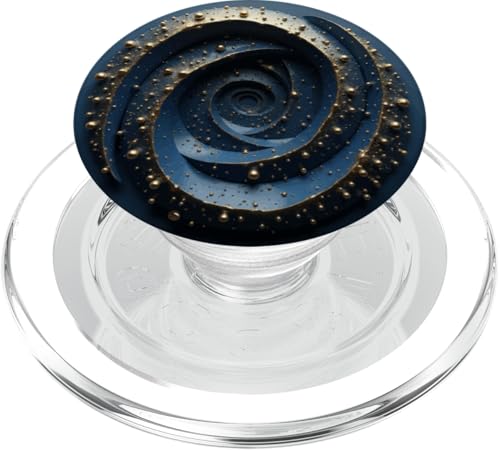 Blaue und goldene Fibonacci-Spirale PopSockets PopGrip für MagSafe Blaue und goldene Fibonacci-Spirale PopSockets PopGrip für MagSafe von vickybragomitchell