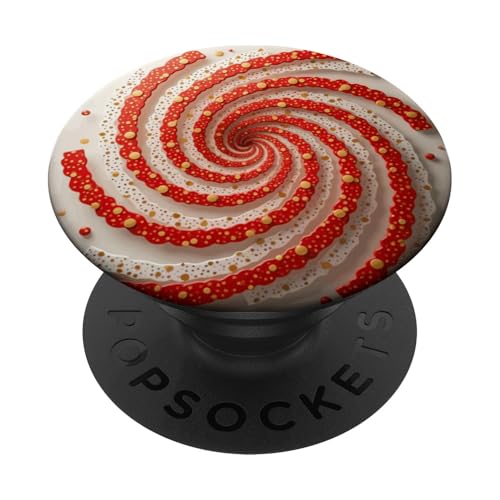 Rote und goldene Fibonacci-Spirale PopSockets Klebender PopGrip Rote und goldene Fibonacci-Spirale PopSockets Klebender PopGrip von vickybragomitchell
