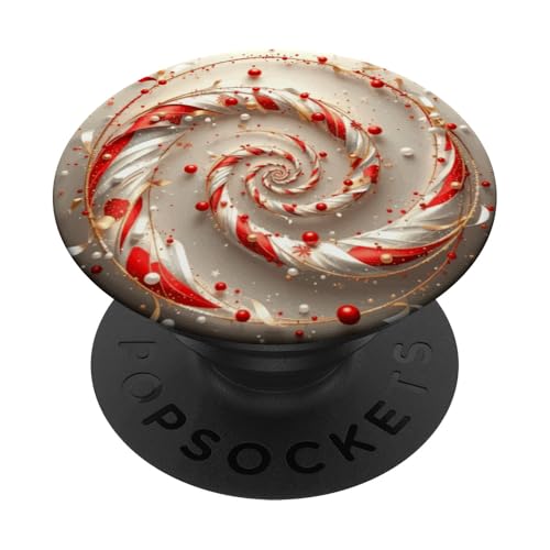 Rotes Weißgold Fibonacci Spirale PopSockets Klebender PopGrip Rotes Weißgold Fibonacci Spirale PopSockets Klebender PopGrip von vickybragomitchell