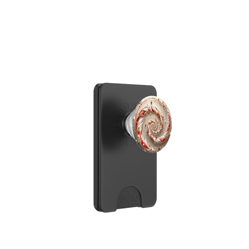 Rotes Weißgold Fibonacci Spirale PopSockets PopWallet für MagSafe Rotes Weißgold Fibonacci Spirale PopSockets PopWallet für MagSafe von vickybragomitchell