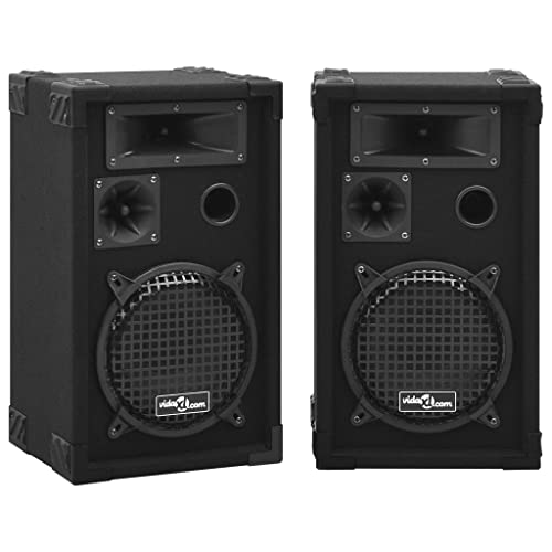 vidaXL 2X HiFi Bühnen Lautsprecher Professionell Passiv Eckenschutz Konzert Lautsprecherbox Bass Box Subwoofer Soundsystem Party Disco 800W vidaXL 2X HiFi Bühnen Lautsprecher Professionell Passiv Eckenschutz Konzert Lautsprecherbox Bass Box Subwoofer Soundsystem Party Disco 800W von vidaXL