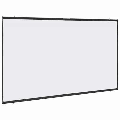 vidaXL Beamer Leinwand Wandhängend 108 Zoll 16:9, Projektionswand, Leinwand, Heimkino-Leinwand, Beamer Leinwand, Rolloleinwand von vidaXL