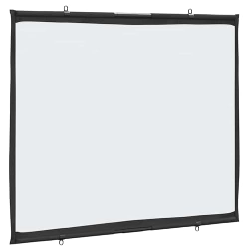 vidaXL Beamer Leinwand Wandhängend 72 Zoll 4:3, Projektionswand, Leinwand, Heimkino-Leinwand, Beamer Leinwand, Rolloleinwand von vidaXL