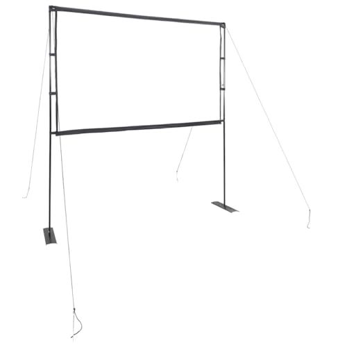 vidaXL Beamer Leinwand mit Ständer 100 Zoll 16:9, Projektionswand, Leinwand, Heimkino-Leinwand, Beamer Leinwand, Rolloleinwand von vidaXL