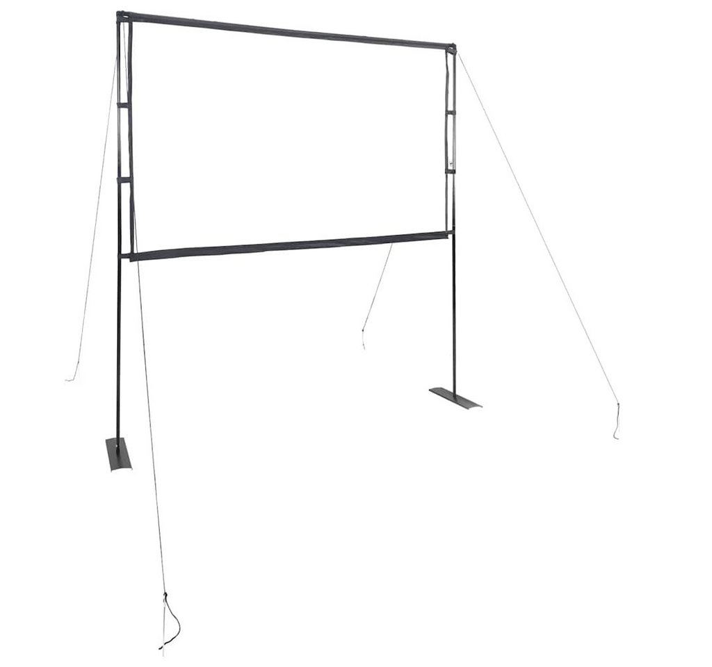 vidaXL Deckeneinbauleinwand (Beamer Leinwand mit Ständer 100 Zoll 16:9) von vidaXL
